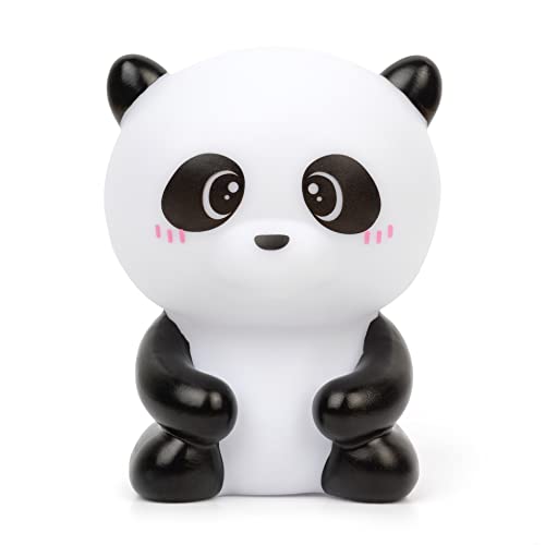 Legami - Nachtlicht für Kinder, 4 Farben, inklusive Batterien, 20 Stunden Lebensdauer, 9 x 11,5 cm, Thema Panda von LEGAMI