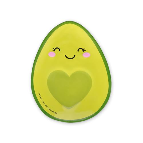 Legami Kleine Untertasse aus Keramik, Avocado, klein von LEGAMI