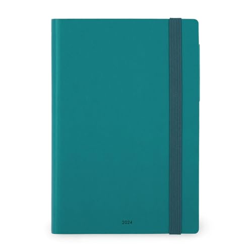 Wochenkalender Medium - 2024 - Medium Weekly Diary - 12M - Green von LEGAMI