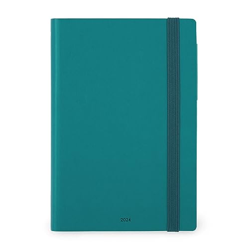Wochenkalender Medium Notiz. - 2024 - Medium Weekly Diary With Notebook - Green Wochenkalender Medium Notiz. - 2024 - Medium Weekly Diary With Notebook - Green von LEGAMI