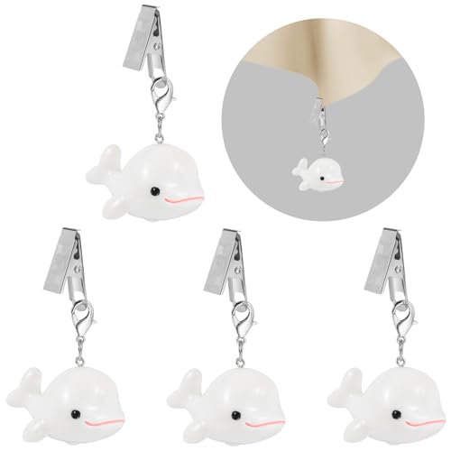 LEGENTLISUR 4-teiliges Set Delphin Tischtuchgewichte Clips Tischdeckendekoration Tischdeckengewichte Outdoor, Niedlich Tischdeckengewichte Schwer Für Zuhause Picknick Camping Party von LEGENTLISUR