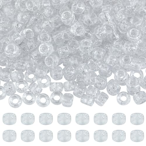 LEGENTLISUR 500 Stück Klare Glitzernde Ponyperlen Glitzer Kandi Perlen Für Freundschaftsarmbänder Schmuckherstellung Bastelprojekte LEGENTLISUR 500 Stück Klare Glitzernde Ponyperlen Glitzer Kandi Perlen Für Freundschaftsarmbänder Schmuckherstellung Bastelprojekte von LEGENTLISUR