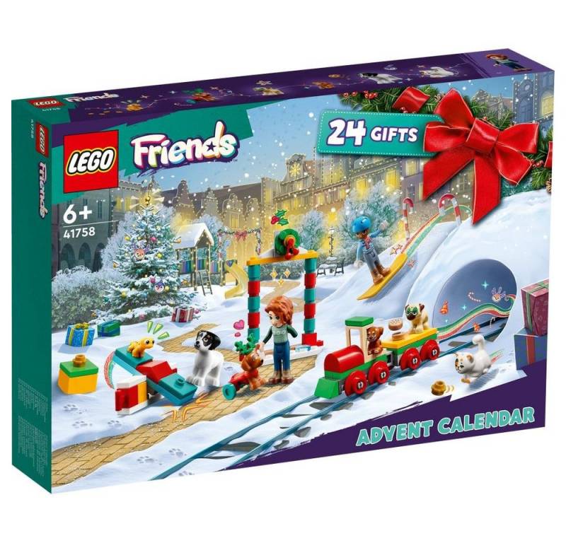 LEGO® Adventskalender Friends 41758 (231-tlg), Tierspielplatz mit Tierfiguren, für Kinder ab 6 Jahren von LEGO®