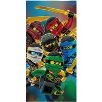 Lego Strandhandtuch 70x140 cm – Mikrofaser Kinderhandtuch von LEGO NINJAGO