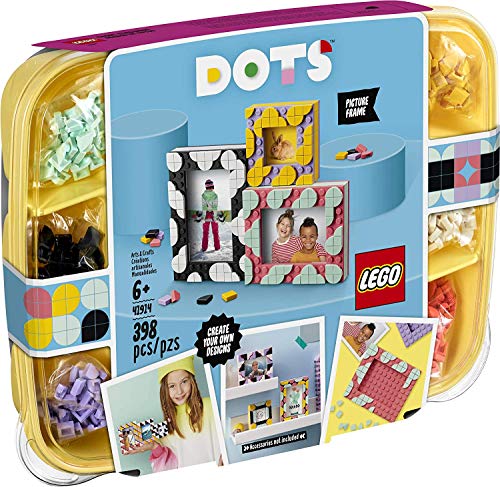 LEGO DOTS Creative Picture Frames 41914 DIY Creative Craft Decorations Kit for Kids, Makes a Great Gift for Kids Who Like Doing Crafts at Home and Fun Picture Frame Ideas, New 2020 (398 Pieces) von LEGO