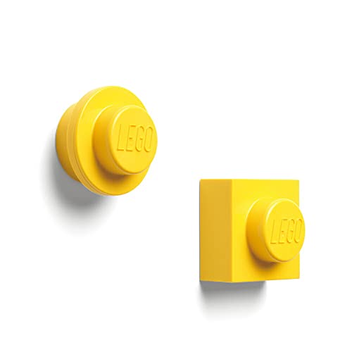 Room Copenhagen Lego Magnet-Set, Gelb, One Size, 2 von Room Copenhagen