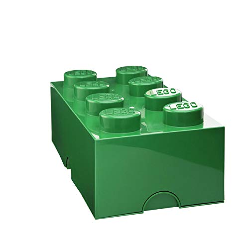 Room Copenhagen LEGO Mini-Box mit 4 Noppen in dunkelgrün von Room Copenhagen