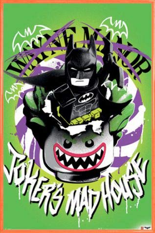 LEGO The Batman Movie Poster Jokers Irrenhaus Plakat | Bild 91x61 cm von LEGO
