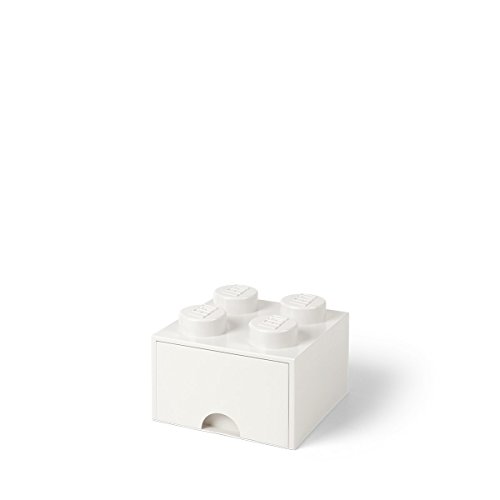 Room Copenhagen Schublade Brick drawer 4", Plastik, Weiß, 25 x 25 x 18 cm von Room Copenhagen