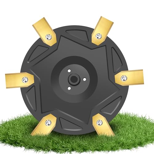 LEGQYJK Messerscheibe + 6 Stücks Ersatzklinge kompatibel mit Segway Navimow Mähroboter H-Serie H500E, H800E, H1500E, H3000E-VF, Mähroboter Messerteller aus Glasfaserverstärktem Kunststoff von LEGQYJK