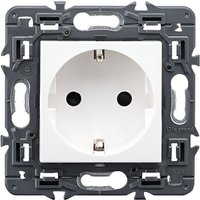 Legrand - Buchse 2P + tt valena next 16A weiße Schraube 741220 von LEGRAND