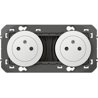 Doppelte Steckdose Dooxie - Weiß-2P+T-Oberfläche Doppelte Steckdose Dooxie - Weiß-2P+T-Oberfläche von LEGRAND
