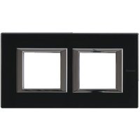 [GEBRAUCHT] Legrand Rahmen Axolute Schwarz Ha4802 M2 Hvnn Schalterprogramm Abdeckrahmen Rahmen B-Ware von LEGRAND