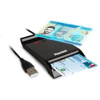 Hamlet HUSCR-NFC Smart-Card-Lesegerät Indoor USB USB 2.0 Schwarz von LEGRAND