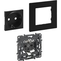 Kit Typ "F" Schuko-Steckdose 2P+E 16A LEGRAND Niloé Step Schwarz Kit Typ "F" Schuko-Steckdose 2P+E 16A LEGRAND Niloé Step Schwarz von LEGRAND