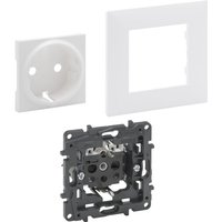 Kit Typ "F" Schuko-Steckdose 2P+E 16A LEGRAND Niloé Step Weiß von LEGRAND
