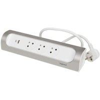 Kompakte kabelgebundene USB-Steckdosenleiste, 3 Aluminiumbuchsen Legrand Kompakte kabelgebundene USB-Steckdosenleiste, 3 Aluminiumbuchsen Legrand von LEGRAND