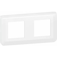 LEGRAND 277804L Mosaik-Abdeckplatte 2x2 horizontale Module, weiß von LEGRAND