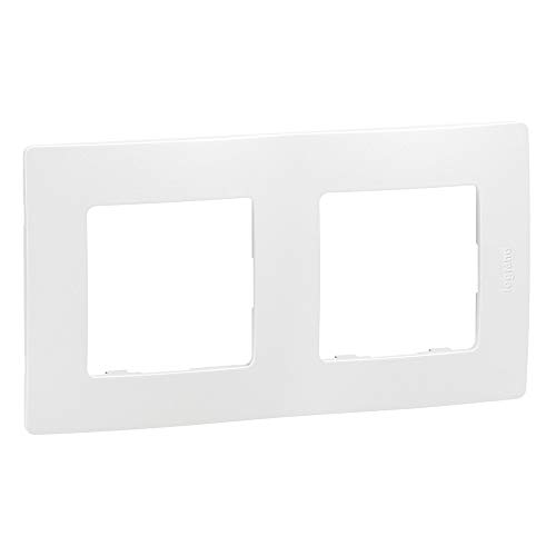 Legrand 665002 Abdeckrahmen, reines weiß von Legrand