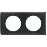 Legrand 068982 – Céliane-Platte – Metall – 2 Positionen – Carbon von LEGRAND