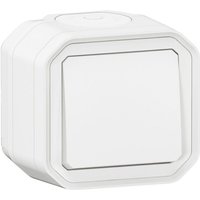 Legrand 069751L Schalter oder Wechselschalter 10AX 250V Plexo komplett Aufputz weiß von LEGRAND