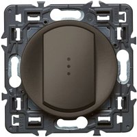 Legrand 099523 Schalter oder Wechselschalter mit Kontrollleuchte (Kontrollleuchte im Lieferumfang enthalten) Céliane Soft von LEGRAND