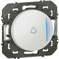 Legrand - Dooxie 600018 Poussoir voyant lumineux et marquage sonnette Dooxie 1 poste - 6A - 250V - Blanc Legrand - Dooxie 600018 Poussoir voyant lumineux et marquage sonnette Dooxie 1 poste - 6A - 250V - Blanc von LEGRAND