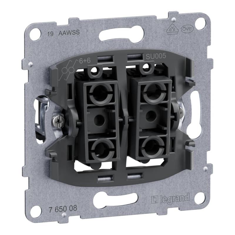 Legrand Doppelwechselschalter Seano 10 AX von LEGRAND