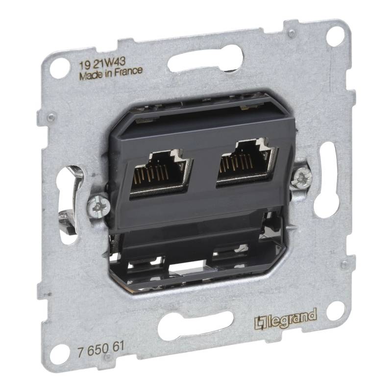 Legrand Einsatz Seano für Datendose 2 x RJ45 von LEGRAND