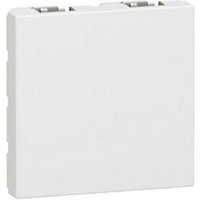 Mosaik-Jalousieabdeckung 2 Module, weiß von LEGRAND