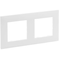 Niloé Schritt Rahmen 2 Elemente weiß matt Legrand 864172 von LEGRAND