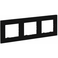 Niloé Schritt Rahmen 3 mattschwarze Elemente LEGRAND 864573 von LEGRAND