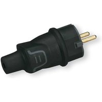 Schwarzer Gummiantennenstecker 16A Legrand 50342 von LEGRAND