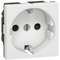 Legrand - Stecksockel 2P + tt weiß Mosaic 77213 von LEGRAND