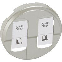 Zierleiste Celiane - Titanium-Doppelte rj 45-Steckdose von LEGRAND
