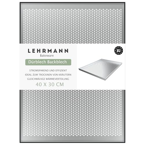 Dörrblech 40 x 30 cm Backblech Lochblech Kompartibel/Ersatz für Siemens Bosch Neff Passend für fast jeden Backofen/Haushaltsofen Dörrblech 40 x 30 cm Backblech Lochblech Kompartibel/Ersatz für Siemens Bosch Neff Passend für fast jeden Backofen/Haushaltsofen von LEHRMANN GMBH