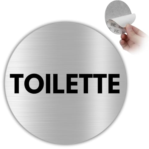 LEIASA | Privat Aufkleber Schild - Durchmesser Ø 100 mm - Dicke 0,8 mm - Aluminium - Privatbereich Schild - Privatraumschild (Toilettenschilder) von LEIASA