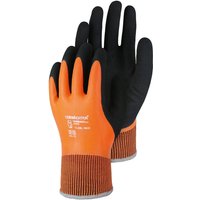 Handschuh Winter Grip, Acryl mit Latex HLW338 Gr. 09 Blau - Leibwächter von LEIBWÄCHTER