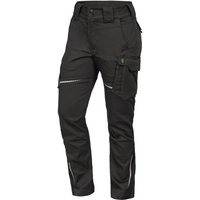 Leibwächter - Damen Bundhose ohne Knietaschen Flex-Line FLXDHO28 Gr. 52 anthrazit/schwarz von LEIBWÄCHTER