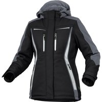 Leibwächter Damen Winter-Softshelljacke Flex-Line FLXDI25 Gr. 46 schwarz/grau von LEIBWÄCHTER