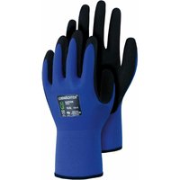 Leibwächter - Handschuh Winter Grip, Acryl mit Latex HLW338 Gr. 07 Blau von LEIBWÄCHTER