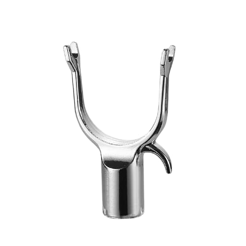 LEIDJGUN Allgemeines Kleidergabel Kopfzubehör Aluminiumlegierung Haushaltsmittel Kleidung Stange Joint Silber Kleidung Haken Kopf von LEIDJGUN