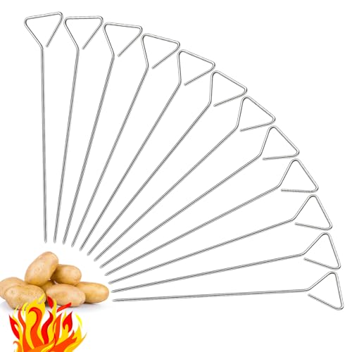 LEIFIDE 12 Stück Kartoffel-Backstab, Aluminium-Spieße, langlebige Grillstäbe, gleichmäßiges Kochen für Camping, Kochen und traditionelle Gaslaternen im Freien LEIFIDE 12 Stück Kartoffel-Backstab, Aluminium-Spieße, langlebige Grillstäbe, gleichmäßiges Kochen für Camping, Kochen und traditionelle Gaslaternen im Freien von LEIFIDE