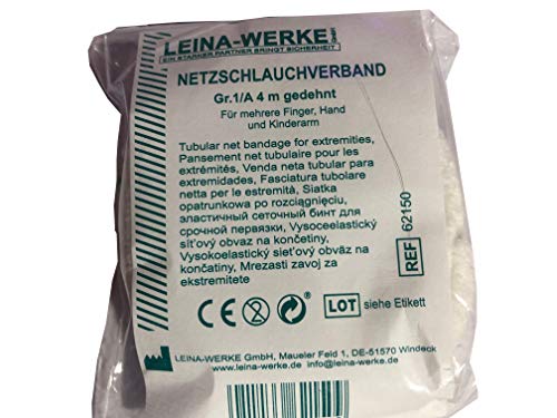 LEINA-WERKE 62150 Netzschlauchverbände Gr. 1/A – mehrere Finger, Hand u. Kinderarm - ca. 4 m gedehnt, 1 Stk. LEINA-WERKE 62150 Netzschlauchverbände Gr. 1/A – mehrere Finger, Hand u. Kinderarm - ca. 4 m gedehnt, 1 Stk. von LEINA-WERKE