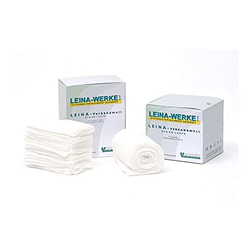 LEINA-WERKE 64054 Verbandmull 2 x 20 m gerollt, 40 m, 5 Stk. LEINA-WERKE 64054 Verbandmull 2 x 20 m gerollt, 40 m, 5 Stk. von LEINA-WERKE
