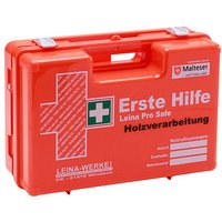 LEINA-WERKE Erste-Hilfe-Koffer Pro Safe Holzverarbeitung DIN 13157 + Erweiterung orange von LEINA-WERKE