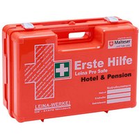 LEINA-WERKE Erste-Hilfe-Koffer Pro Safe Hotel & Pension DIN 13157 orange von LEINA-WERKE