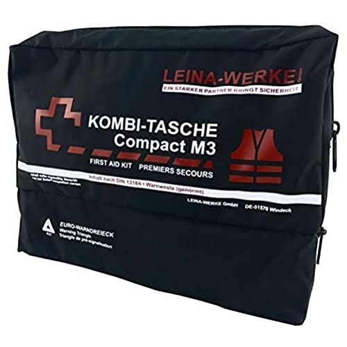 LEINAWERKE 19014 Compact-Kombitasche M3 schwarz - weiß, ohne Klett, 5 Stk. von LEINA-WERKE