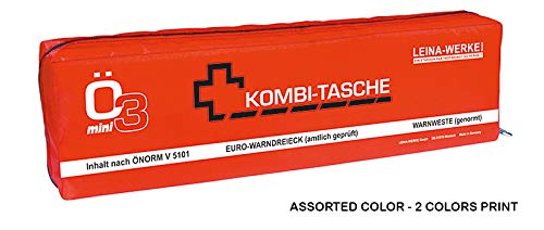 LEINAWERKE 32063 Mini-Kombitasche XS ÖNORM Ö3 XS farblich sortiert - 2-farbig, mit Klett, 5 Stk. von LEINA-WERKE