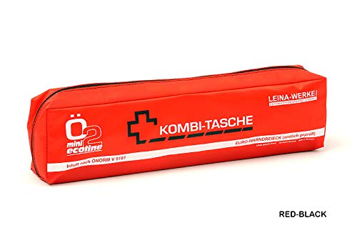 LEINAWERKE 32100 Mini-Kombitasche XS ÖNORM Ö2 XS Ecoline rot - schwarz, mit Klett, 5 Stk. LEINAWERKE 32100 Mini-Kombitasche XS ÖNORM Ö2 XS Ecoline rot - schwarz, mit Klett, 5 Stk. von LEINA-WERKE